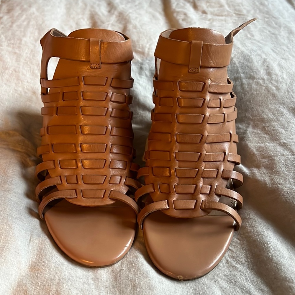 Brown Leather Heels
